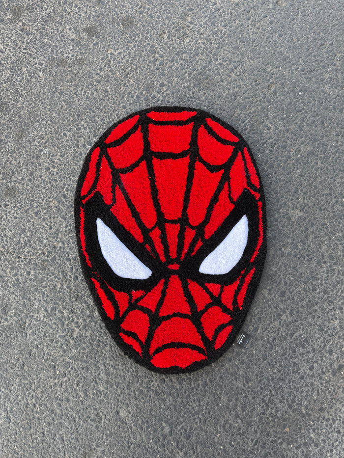 Spider-Man Mask Tufted Rug