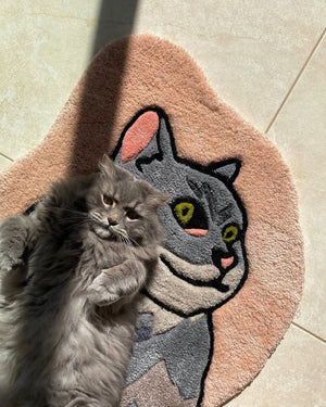 Custom Cat Tufted Portrait thumbnail 1