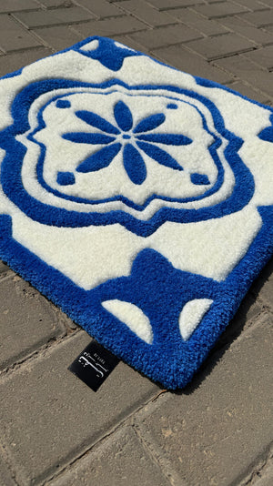 Arabesque Tile Tufted Rug thumbnail 3