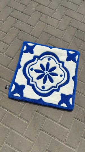 Arabesque Tile Tufted Rug thumbnail 2